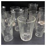 Clear Glass Tumblers & Cups (Lot of 30)