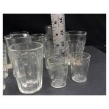 Clear Glass Tumblers & Cups (Lot of 30)