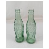 Vintage Minneapolis Coca-Cola Hobbleskirt Bottles (Lot of 2)