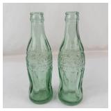 Vintage Minneapolis Coca-Cola Hobbleskirt Bottles (Lot of 2)