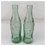Vintage Minneapolis Coca-Cola Hobbleskirt Bottles (Lot of 2)