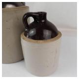 Stoneware Crock Jugs (Lot of 2)