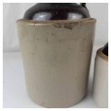 Stoneware Crock Jugs (Lot of 2)