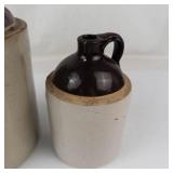 Stoneware Crock Jugs (Lot of 2)