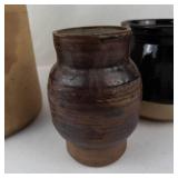 Pottery Jar and Crock Set (Lot of 3)