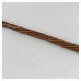 Vintage-Style Woven Rattan Carpet Beater
