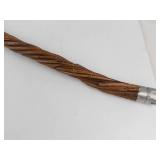 Vintage-Style Woven Rattan Carpet Beater