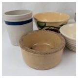 Ceramic Stoneware Bowl & Mug Mixed Lot of 6