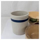 Ceramic Stoneware Bowl & Mug Mixed Lot of 6