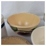 Ceramic Stoneware Bowl & Mug Mixed Lot of 6