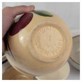 Ceramic Stoneware Bowl & Mug Mixed Lot of 6