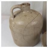 Vintage Stoneware Pottery Vessel Set (4 Pieces)