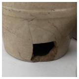 Vintage Stoneware Pottery Vessel Set (4 Pieces)