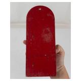 Vintage Wooden Knife Holder With Floral Front Panel