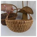 Wicker Basket Trio Mixed Lot