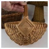 Wicker Basket Trio Mixed Lot