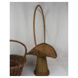 Wicker Basket Trio Mixed Lot