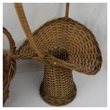 Wicker Basket Trio Mixed Lot