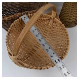 Wicker Basket Trio Mixed Lot