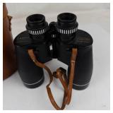 Vintage Tasco 7x50 Binoculars With Leather Case