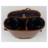 Vintage Tasco 7x50 Binoculars With Leather Case