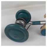 Vintage Fisher-Price Little Snoopy Pull Toy & Wooden Horse Pull Toy (Lot of 2)
