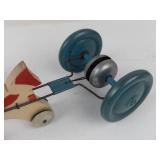 Vintage Fisher-Price Little Snoopy Pull Toy & Wooden Horse Pull Toy (Lot of 2)