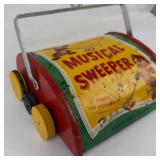 Vintage Fisher-Price Musical Sweeper #225 Musical Toy