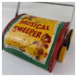 Vintage Fisher-Price Musical Sweeper #225 Musical Toy