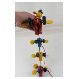 Vintage Fisher-Price Mama Duck & Ducklings Wooden Pull Toy (Lot of 4)