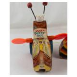 Vintage Fisher-Price Buzzy Bee & Queen Buzzy Bee Pull Toys (Lot of 2)
