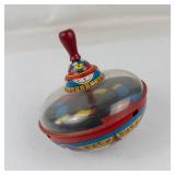 Vintage Metal Circus Spinning Top