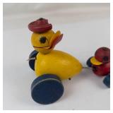 Vintage Fisher-Price Quacky Family Pull Toy
