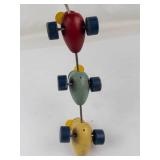 Vintage Fisher-Price Quacky Family Pull Toy