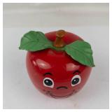 Vintage 1972 Fisher-Price Happy Apple Musical Chime Toy