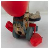 Vintage 1961 Fisher-Price Big Bill Pelican Pull Toy #794