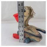 Vintage 1961 Fisher-Price Big Bill Pelican Pull Toy #794