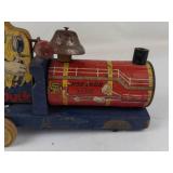 Vintage Fisher-Price Donald Duck Choo-Choo Pull Toy Model 450