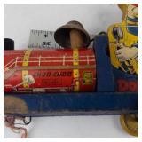 Vintage Fisher-Price Donald Duck Choo-Choo Pull Toy Model 450