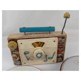 Vintage Fisher-Price 1966 Tv-radio & Tambourines Mixed Lot