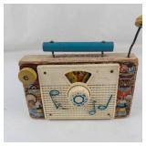 Vintage Fisher-Price 1966 Tv-radio & Tambourines Mixed Lot