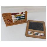 Vintage Wooden Educational Toy & Child