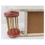 Vintage Playskool Wooden Walker Wagon Infant Toy