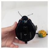 Vintage Tps Japan Tin Wind-Up Ladybug Family Toys (Lot of 4)
