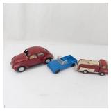 Vintage Tonka Die-Cast Vehicle and Other Vintage Toy Cars Group of 3