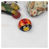 Vintage Lithograph Tin Toy Assortment Mixed Lot