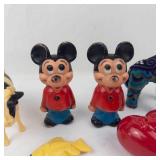Vintage Plastic Character & Animal Toy Mixed Lot