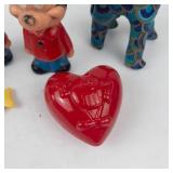 Vintage Plastic Character & Animal Toy Mixed Lot
