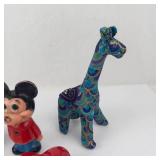 Vintage Plastic Character & Animal Toy Mixed Lot