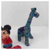 Vintage Plastic Character & Animal Toy Mixed Lot